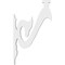 Ekena Millwork Florence Architectural Grade PVC Bracket , 5/8"W X 6 1/2"D X 11"H BKTP01X06X11FL - alternate 4